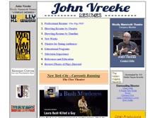 Tablet Screenshot of johnvreeke.com